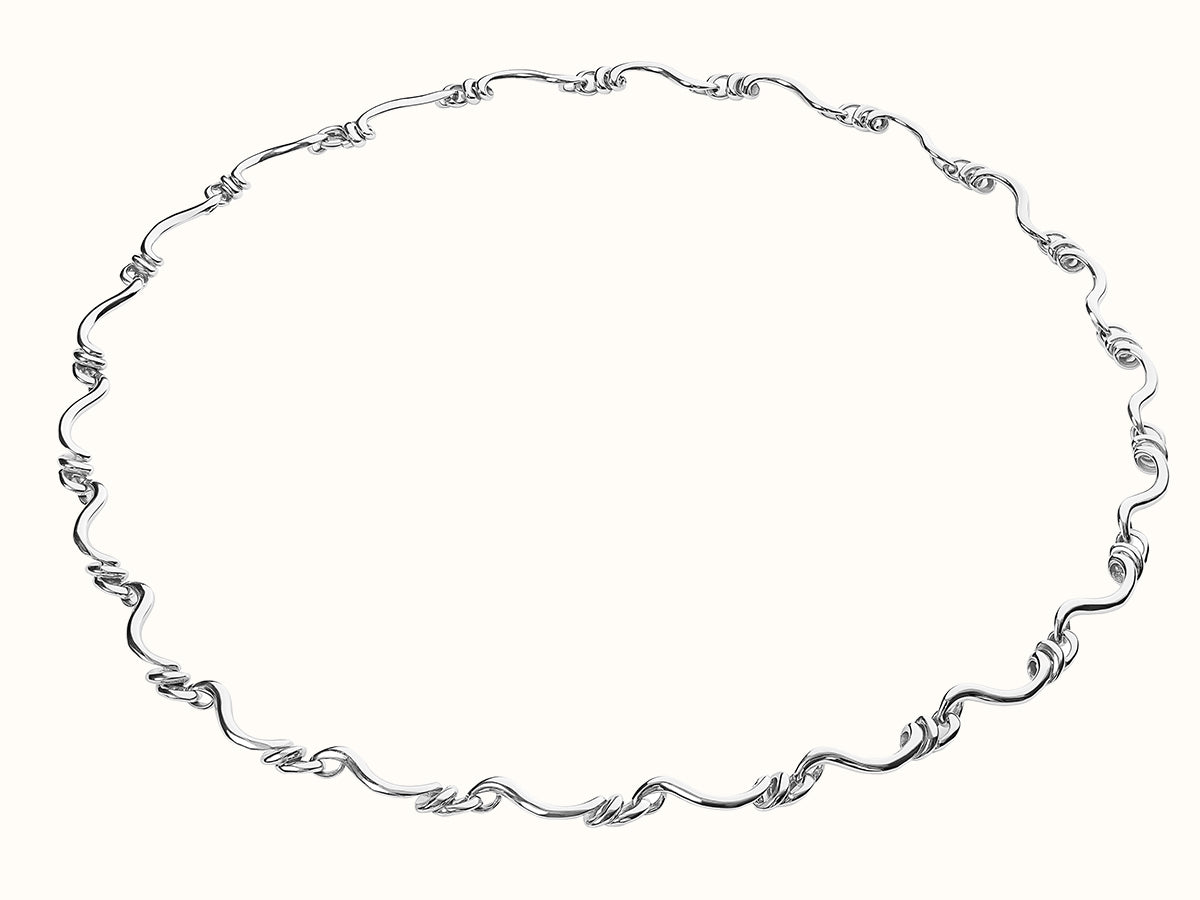 Seen Necklace - White Gold Detail #Metal_White Gold