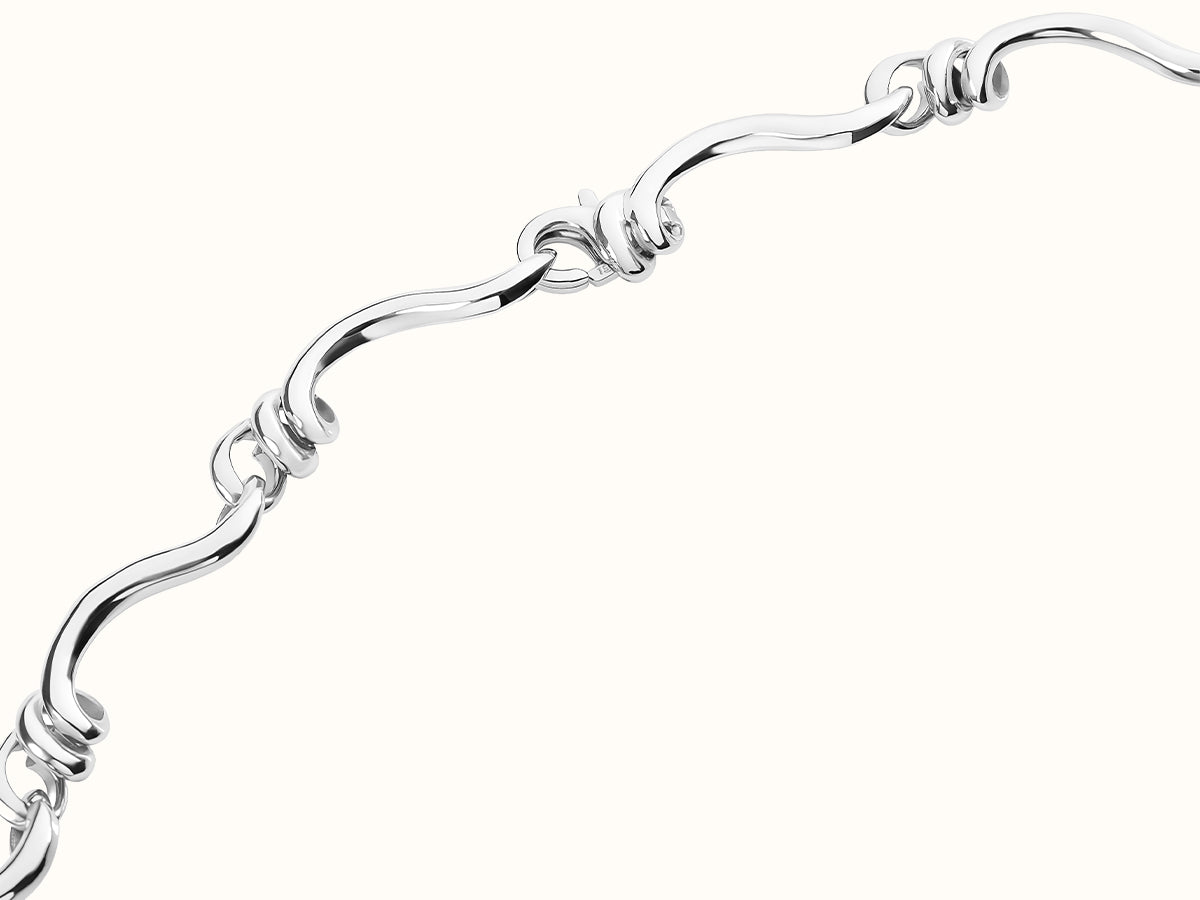 Seen Bracelet - White Gold Detail #Metal_White Gold