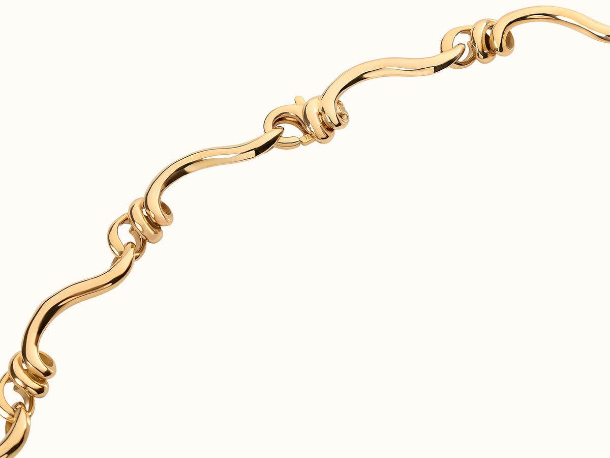 Seen Bracelet - Yellow Gold #Metal_Yellow Gold