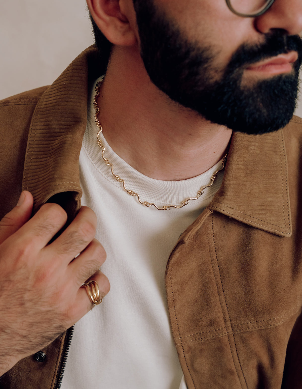 Seen Necklace - Yellow Gold Detail #Metal_Yellow Gold